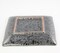 Square Ceramic Humidity Tray for Bonsai Tree 5.25"x 5.25"x 0.75" - Black Stain